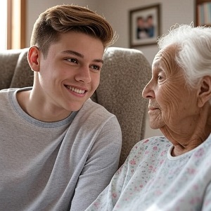 Grandma and Grandson 1 family dementia support